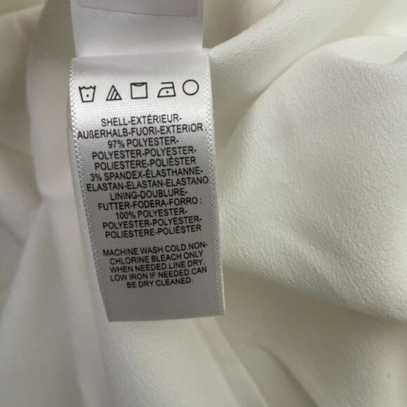 Dress the Population Rory Party Ready Bodycon Fringe Midi Dress Off White XL - Picture 12 of 14